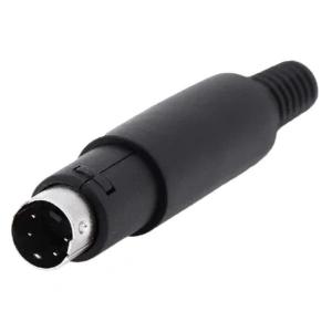 4 Pin Erkek Mini DIN Konnektör