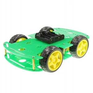 4WD Yeşil Şase Tekerlekli Araba Kiti