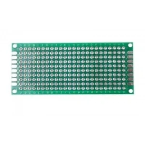 4x6cm Epoxy Çift Taraflı Delikli Plaket
