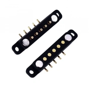 5-Pin 2.54mm 90C Pogo Pin Manyetik Konnektör Takımı - Kulaklı
