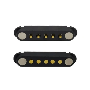 5-Pin 2.54mm Pogo Pin Manyetik Konnektör Takımı