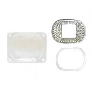 50W Cob Led için Lens + Reflektör + Sızdırmaz Silikon Halka