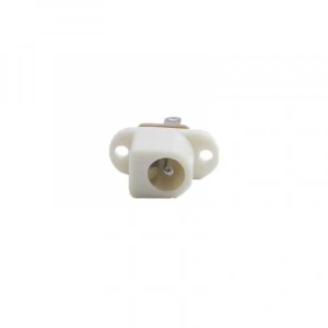 5.5x2.1mm Beyaz DC Jack Şasesi - Jak Girişi