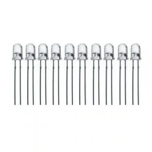 5mm Beyaz Led Paketi - 10 Adet