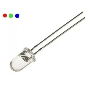 5mm Rgb Flaşör Led - 2 Bacaklı
