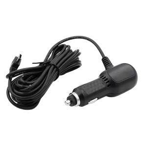 5V 2,4A Çift USB Araç Çakmaklık Şarj Cihazı 90C Mini USB Çıkışlı - 3,5m Kablo