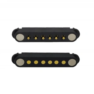 6-Pin 2.54mm Pogo Pin Manyetik Konnektör Takımı