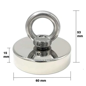 60mm Fishing Magnet - Neodyum Pot Mıknatıs