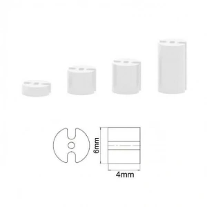 6x4mm 3 Pin Led Distans (Standoff) - Beyaz