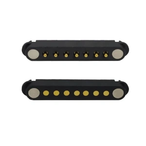 7-Pin 2.54mm Pogo Pin Manyetik Konnektör Takımı