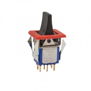 7244 ON-OFF-ON Yaylı 6-Pin Toggle Switch