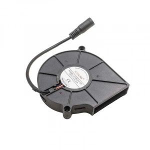 75X75X15mm 5V 0.3A Salyangoz Fan - 5.5x2.5mm Adaptör Girişli