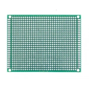 7x9cm Epoxy Çift Taraflı Delikli Plaket