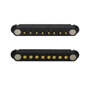 8-Pin 2.54mm Pogo Pin Manyetik Konnektör Takımı