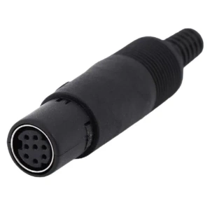 8 Pin Dişi Mini DIN Konnektör