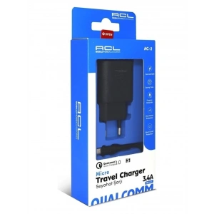 ACL H1 3.4A 18Watt Q.C 3.0 1xUSB-A 1mt Mikro Kablolu Şarj