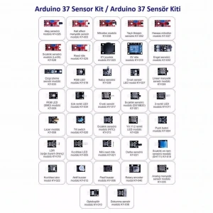 Arduino Uyumlu Sensör Modül Seti Sensor Kit 37 Parça Karton Kutulu