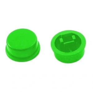 Buton 12x12 Yuvarlak Yeşil Kapak