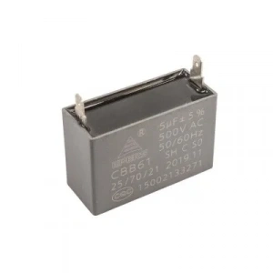 CBB61 5uF 500VAC Kutulu Kondansatör