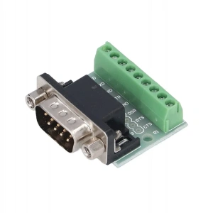 DB9 9-Pin Male Terminal Block Adapter