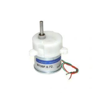 DC Eksantrik Mikro Motor 12V 6RPM Plastik Dişli 33mm B138F.6.72