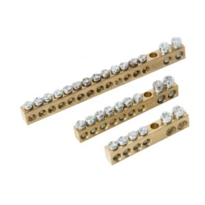 Delikli Pano Topraklama Klemensi Ayaksız PTK5004 2+8 6,5 x 9 mm 20 Adet