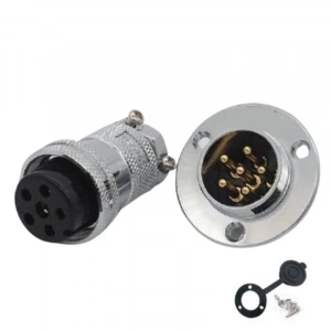 DF25 6 Pin 25mm Su Geçirmez Konnektör Takımı