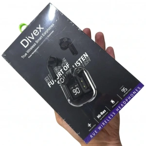 Divex Kablosuz Akıllı Bluetooth Kulaklık Hi-fi Kalite Siyah DB-526