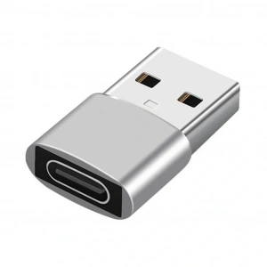 Divex Type-C Dişi USB3.0 Erkek OTG Adaptör Çevirici Gri DC-178