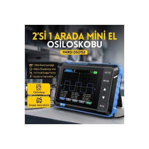 DSO-153 2si 1 Arada Mini Dijital Osiloskop ve Sinyal Jeneratörü