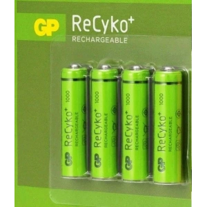 GP ReCyko 1000 mAh AAA Şarj Edilebilir İnce Kalem Pil 4lü Paket