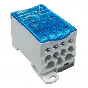 Gwest GW-400A Tek Kutuplu 400A Girişli Dağıtıcı Ünite