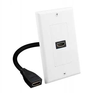 HDMI 2,0 Duvar Tipi Kablolu Konnektör