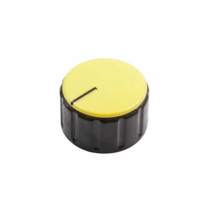 HT3000 37mm Üstten Sıkmalı Potansiyometre Düğmesi Siyah-Sarı