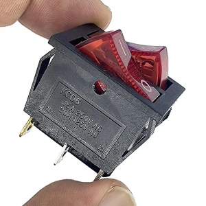 IC-101 İkili Işıklı Anahtar KCD2-2101-B Kalite