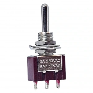 IC-143 Toggle Switch Yaylı Mom-Off-Mom Ø6mm MTS-123 (Kaliteli)