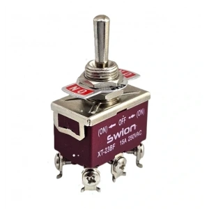 IC-160S SWION Toggle Switch Mom-Off-Mom Ø12mm 15A 6P XT-23BF