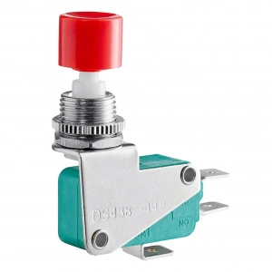 IC-176E Micro Switch Kırmızı Butonlu Ø12mm