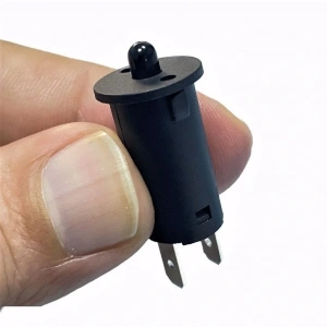 IC-187A Ters Kapak Switch Normalde Kapalı Kontak 12mm Siyah 1 Adet