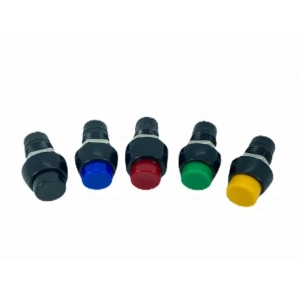 IC-191 Buton Plastik (PBS20B) Yaylı 10mm Kırmızı