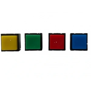 IC-204C Yaylı Kare Plastik Buton 12x12mm PBS-18B (Kırmızı)