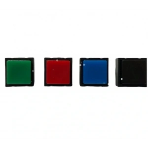 IC-204C Yaylı Kare Plastik Buton 12x12mm PBS-18B (Siyah)