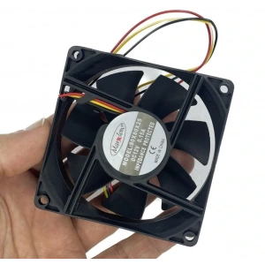IC-216 Kare Fan 80x80x25mm 12V DC 3 Kablo