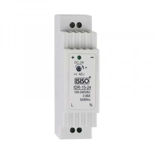 IHDR-15-24 - 15W 24VDC 0.7A Raya Montajlı Güç Kaynağı