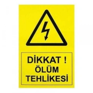 IS-Tİ1 21*14 cm Tehlike Etiketi