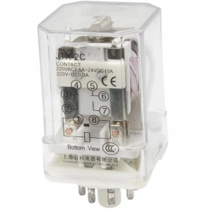 JTX-2C DC 24V 8 Pin 2NO + 2NC Elektromanyetik Röle
