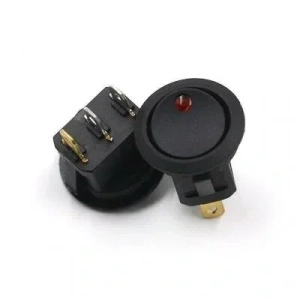 KCD1 220V Kırmızı Nokta Işıklı On-Off Anahtar
