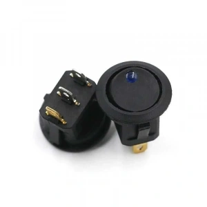 KCD1 Mavi Nokta Işıklı On-Off Anahtar 12V