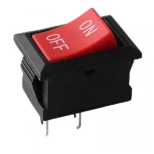 KCD11 Mini On-Off Anahtar - Kırmızı