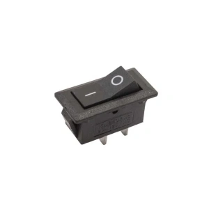 KCD3 Tekli Dar 2-Pin On/Off Anahtar - Siyah